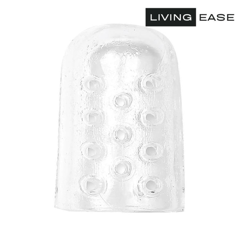 Silicone Anti-Friction Toe Protectors - Breathable Caps for Softening Toes and Fingers, Blister Prevention, Ingrown Toenail Relief, and Callus Protection