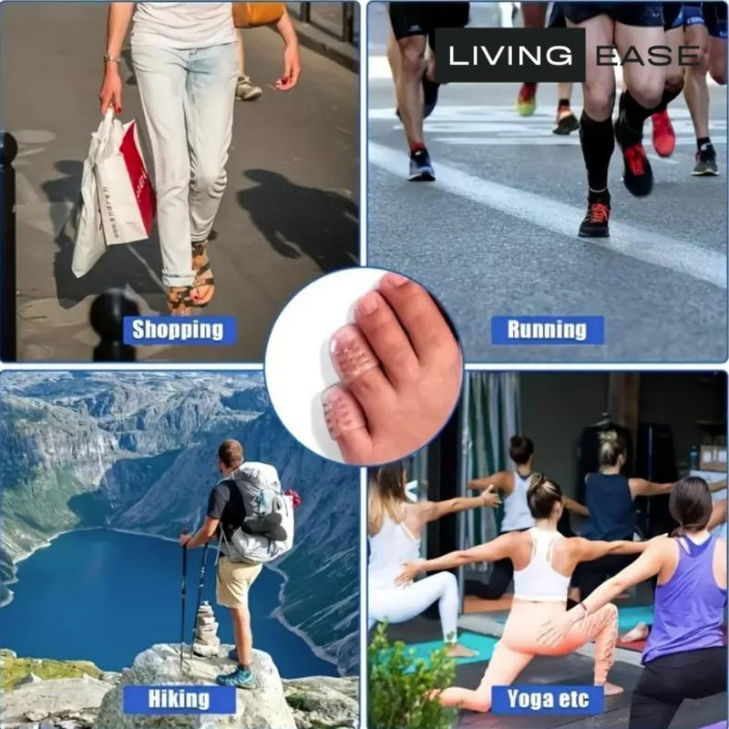 Silicone Anti-Friction Toe Protectors - Breathable Caps for Softening Toes and Fingers, Blister Prevention, Ingrown Toenail Relief, and Callus Protection